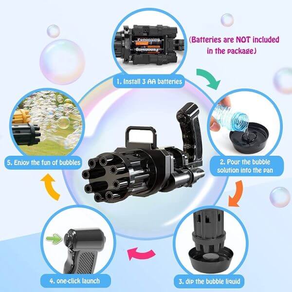 Automatic Bubble Gun