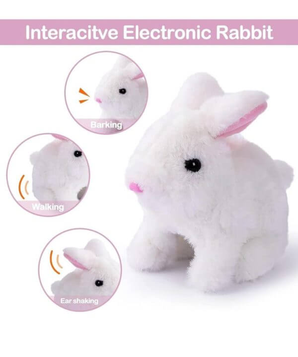 Interactive Electronic Rabbit With Walking And Talking Toy