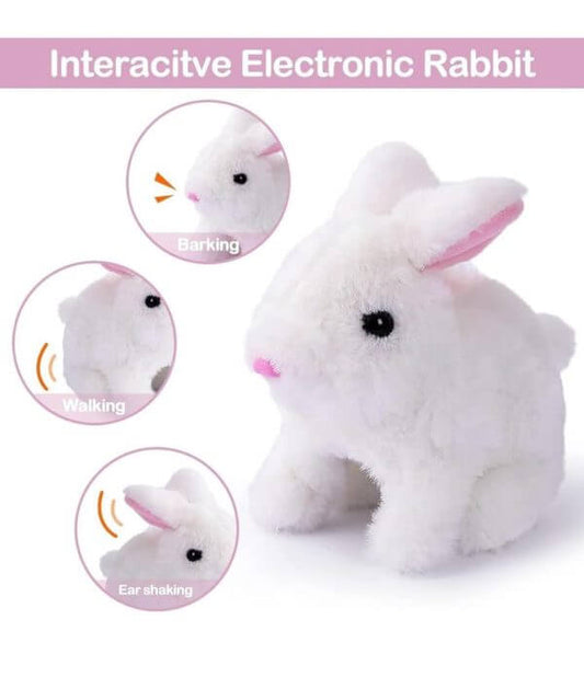 Interactive Electronic Rabbit With Walking And Talking Toy