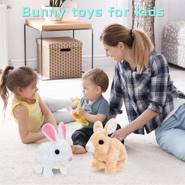 Interactive Electronic Rabbit With Walking And Talking Toy