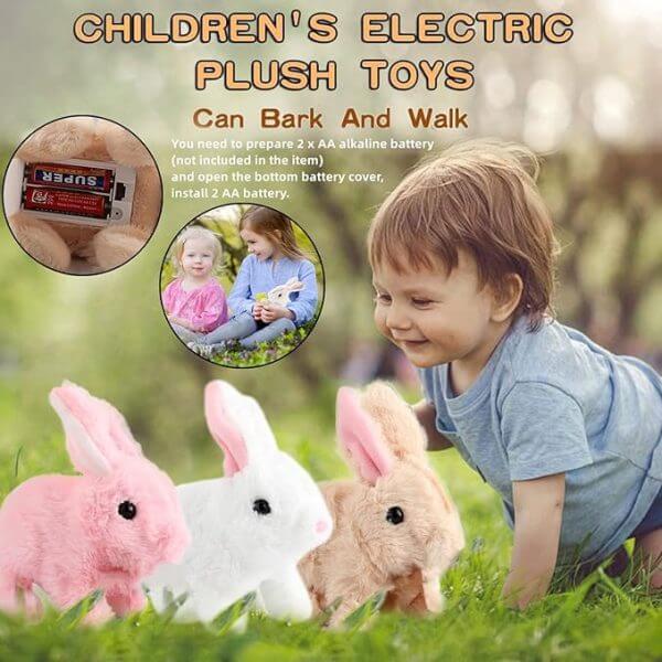 Interactive Electronic Rabbit With Walking And Talking Toy