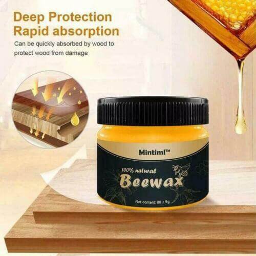 Wood Seasoning Beewax Complete Solution Furniture Care 1 Polishing Beeswax 85 Gm